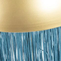 QAZQA Orientalische Stehlampe Gold mit grünen Fransen 30 cm - Fransen 24 QAZQA Orientalische Stehlampe Gold mit grünen Fransen 30 cm - Fransen -Stehlampen Verkaufsladen 7600 103485 6