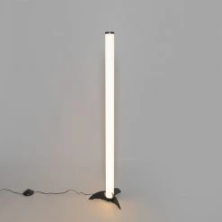 QAZQA Design vloerlamp zwart incl. LED met afstandsbediening - Bomba -Stehlampen Verkaufsladen 7662 105821 8