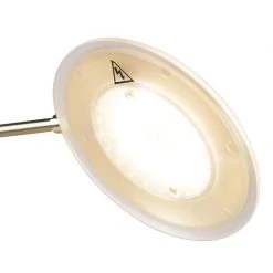 QAZQA Goldene Stehlampe mit Lesearm inkl. LED und USB-Anschluss - Sevilla -Stehlampen Verkaufsladen 7670 99506 7