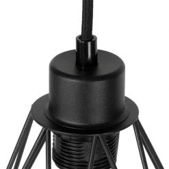 QAZQA Land Stehlampe schwarz mit Holz 2-Licht - Chon -Stehlampen Verkaufsladen 7685 103237 6