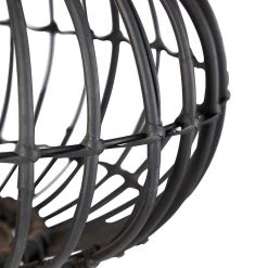 QAZQA Ländliche Stehlampe Stativ schwarz 40 cm - Canna 20 QAZQA Ländliche Stehlampe Stativ schwarz 40 cm - Canna -Stehlampen Verkaufsladen 7747 104277 4