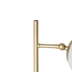 QAZQA Art Deco Stehleuchte Gold mit Milchglas 2-Licht - Pallon 23 QAZQA Art Deco Stehleuchte Gold mit Milchglas 2-Licht - Pallon -Stehlampen Verkaufsladen 7756 103450 6