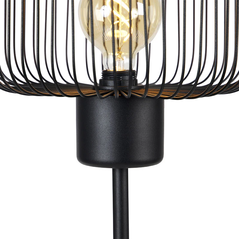 QAZQA Design Stehleuchte schwarz - Baya 8 QAZQA Design Stehleuchte schwarz - Baya – Bild 6