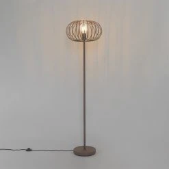 QAZQA Design vloerlamp roestbruin - Johanna -Stehlampen Verkaufsladen 7839 105581 11