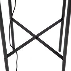 QAZQA Modernes Schwarz mit goldener Stehleuchte - Bliss Mesh -Stehlampen Verkaufsladen 7852 98921 9