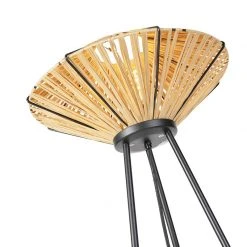 QAZQA Orientalische Stehlampe Stativ Rattan - Stroh 20 QAZQA Orientalische Stehlampe Stativ Rattan - Stroh -Stehlampen Verkaufsladen 7891 104834 6