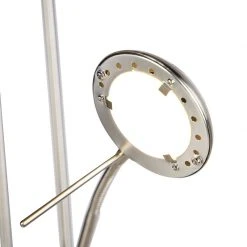 QAZQA Stehleuchte aus Stahl mit Leseleuchte inkl. LED und Dimmer - Diva 2 -Stehlampen Verkaufsladen 7921 91860 9