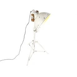 QAZQA Industrielle Stehleuchte Stativ weiß - Mangos 31 QAZQA Industrielle Stehleuchte Stativ weiß - Mangos -Stehlampen Verkaufsladen 7959 98837 12