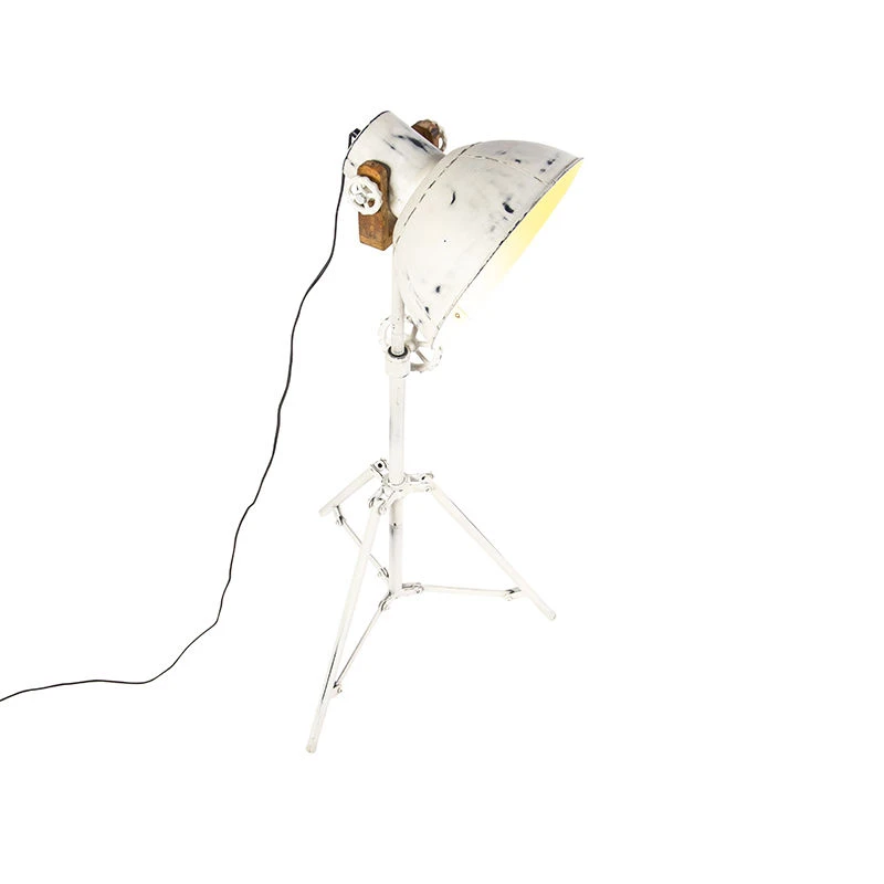 QAZQA Industrielle Stehleuchte Stativ weiß - Mangos 15 QAZQA Industrielle Stehleuchte Stativ weiß - Mangos – Bild 13