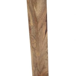 QAZQA Industriestehlampe schwarz mit Mangoholz - Mangos -Stehlampen Verkaufsladen 7966 98830 8