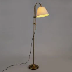 QAZQA Smarte klassische Stehleuchte Bronze mit Weiß inkl. Wifi A60 - Ashley 44 QAZQA Smarte klassische Stehleuchte Bronze mit Weiß inkl. Wifi A60 - Ashley -Stehlampen Verkaufsladen 7972 104721 19