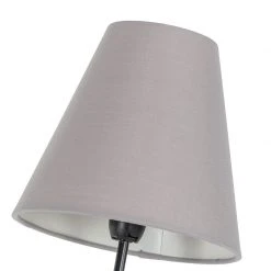 QAZQA Design Stehleuchte schwarz mit Stoffschirm 3-flammig - Melis -Stehlampen Verkaufsladen 7989 103869 7