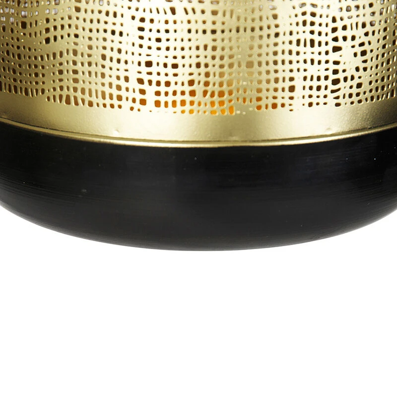 QAZQA Vintage vloerlamp zwart met messing - Kayleigh 8 QAZQA Vintage vloerlamp zwart met messing - Kayleigh – Bild 6