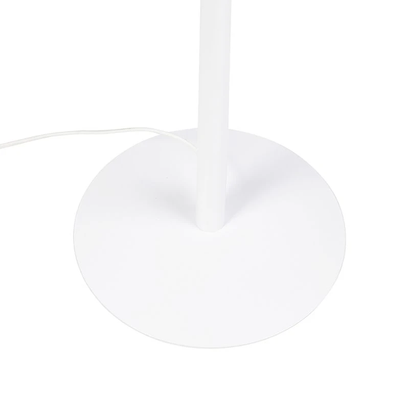 QAZQA Vintage Stehleuchte weiß mit goldenem Schirm 40 cm - Simplo 9 QAZQA Vintage Stehleuchte weiß mit goldenem Schirm 40 cm - Simplo – Bild 7