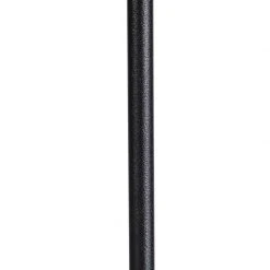 QAZQA Stehlampe schwarz Schirm schwarz 40 cm verstellbar - Parte -Stehlampen Verkaufsladen 8052 104176 8