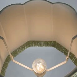 QAZQA Retro Stehleuchte Messing mit Granny Schirm grün 45 cm - Kaso -Stehlampen Verkaufsladen 8086 95309 3