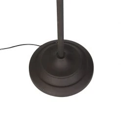 QAZQA Klassische Stehlampe braun mit Leselampe - Dallas -Stehlampen Verkaufsladen 8146 93311 8