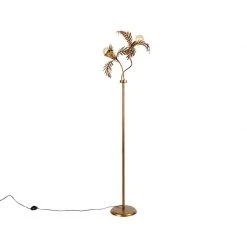 QAZQA Vintage Stehlampe Gold 2-Licht - Botanica -Stehlampen Verkaufsladen 8171 102758 2