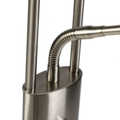 QAZQA Moderne Stehlampe Stahl inkl. LED mit Lesearm - Mallorca 22 QAZQA Moderne Stehlampe Stahl inkl. LED mit Lesearm - Mallorca -Stehlampen Verkaufsladen 8174 99503 5