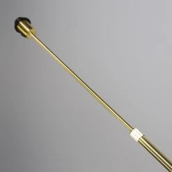 QAZQA Stehleuchte gold / messing mit Schirm schwarz 45 cm verstellbar - Parte -Stehlampen Verkaufsladen 8204 94241 2