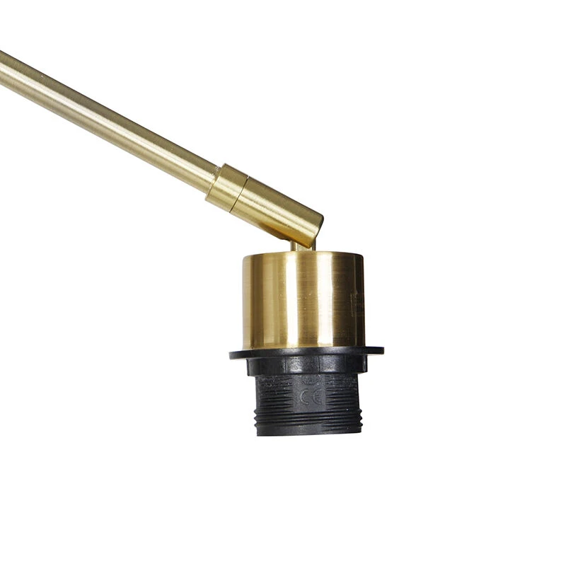 QAZQA Moderne Stehlampe gold verstellbar - Editor 10 QAZQA Moderne Stehlampe gold verstellbar - Editor – Bild 8