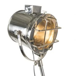 QAZQA Stehleuchte mit Holzstativ und Studiospot - Tripod Shiny -Stehlampen Verkaufsladen 8274 98819 7