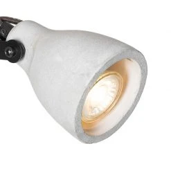 QAZQA Industrie-Stehlampe Holz mit Beton 3-flammig - Creto -Stehlampen Verkaufsladen 8334 104423 6