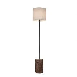 Paul Neuhaus Ländliche Stehlampe aus Holz mit weißem Schirm - Oriana -Stehlampen Verkaufsladen 8376 105289 5