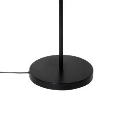 QAZQA Art Deco Stehlampe schwarz mit Rauchglas - Busa -Stehlampen Verkaufsladen 8426 104346 8