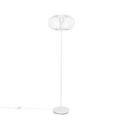 QAZQA Design vloerlamp wit - Johanna -Stehlampen Verkaufsladen 8569 105580 12
