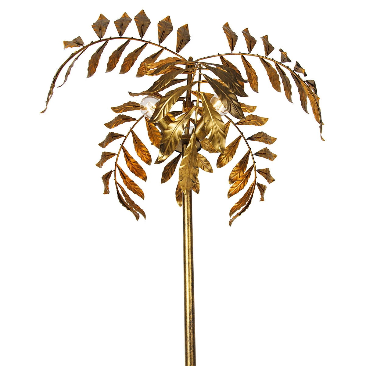 QAZQA Vintage vloerlamp antiek goud 65 cm 4-lichts - Linden 10 QAZQA Vintage vloerlamp antiek goud 65 cm 4-lichts - Linden – Bild 8