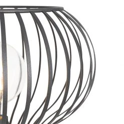 QAZQA Moderne Stehlampe schwarz - Sapphira -Stehlampen Verkaufsladen 8608 105122 6