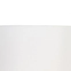 QAZQA Design Stehleuchte schwarz mit Leinenschirm weiß - Rich -Stehlampen Verkaufsladen 8666 103284 5