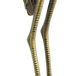 QAZQA Vintage Stehlampe Messing Stoffschirm schwarz - Kranich Vogel To -Stehlampen Verkaufsladen 8719 103811 5