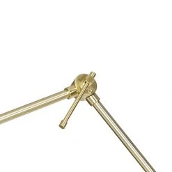 QAZQA Moderne Stehlampe Gold Samtschirm Rosa 50 cm - Editor -Stehlampen Verkaufsladen 8727 104964 10