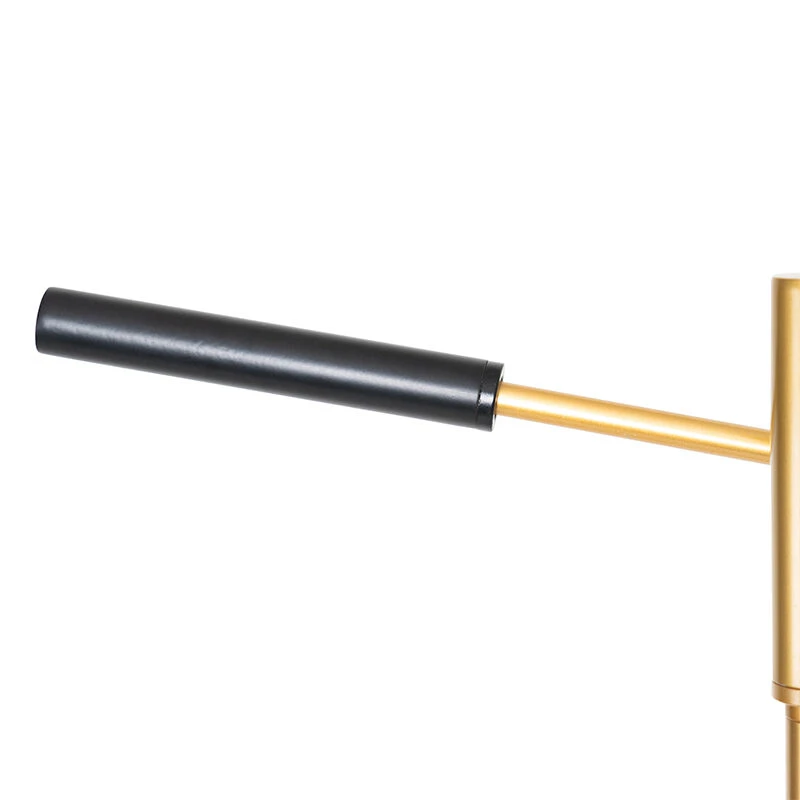 QAZQA Design-Stehlampe schwarz mit Gold - Sinem 9 QAZQA Design-Stehlampe schwarz mit Gold - Sinem – Bild 7
