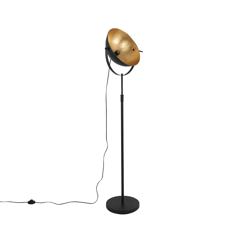QAZQA Stehlampe schwarz mit Gold 35 cm verstellbar - Magnax 19 QAZQA Stehlampe schwarz mit Gold 35 cm verstellbar - Magnax – Bild 17