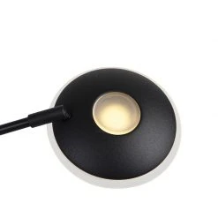 QAZQA Stehlampe schwarz mit Lesearm inkl. LED und USB-Anschluss - Sevilla -Stehlampen Verkaufsladen 8879 99508 3