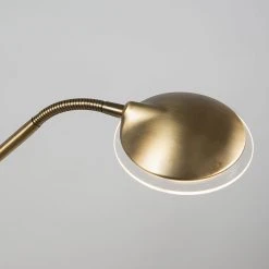QAZQA Moderne Stehleuchte Bronze mit Leselampe inkl. LED - Eva -Stehlampen Verkaufsladen 8887 93834 8