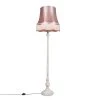 QAZQA Retro Stehlampe grau mit rosa Oma Schatten - Classico 2 QAZQA Retro Stehlampe grau mit rosa Oma Schatten - Classico -Stehlampen Verkaufsladen 8893 95299 0