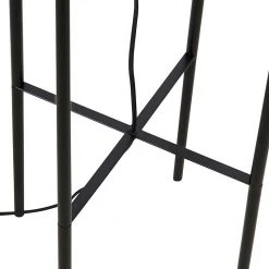 QAZQA Design Stehleuchte schwarz mit Leinenschirm weiß - Rich -Stehlampen Verkaufsladen 8932 103284 7