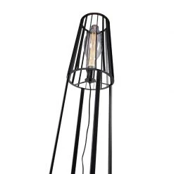 QAZQA Moderne Stehlampe schwarz - Wieza 21 QAZQA Moderne Stehlampe schwarz - Wieza -Stehlampen Verkaufsladen 8952 103184 7