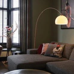 QAZQA Moderne Smart Arc Lampe Kupfer inkl. A60 Wifi - Arc Basic 33 QAZQA Moderne Smart Arc Lampe Kupfer inkl. A60 Wifi - Arc Basic -Stehlampen Verkaufsladen 8958 103577 15