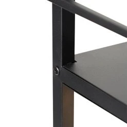 QAZQA Industrielle Stehlampe schwarz - Cage Rack -Stehlampen Verkaufsladen 9054 105762 5