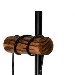 QAZQA Ländliche Stehlampe schwarz mit Holz 2-flammig - Stronk 31 QAZQA Ländliche Stehlampe schwarz mit Holz 2-flammig - Stronk -Stehlampen Verkaufsladen 9063 103909 10