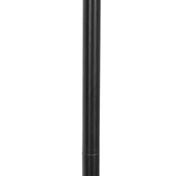 QAZQA Stehlampe schwarz mit Rauch und klarem Glas 8 Lichter - Bonnie -Stehlampen Verkaufsladen 9351 104765 8