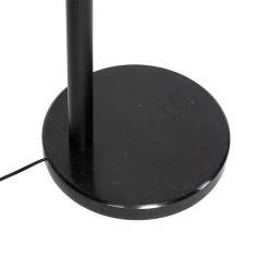 QAZQA Design Stehlampe schwarz mit Rauchglas 5-flammig - Sixties Marmo -Stehlampen Verkaufsladen 9398 104441 11