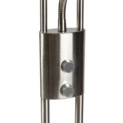 QAZQA Moderne Stehlampe Stahl inkl. LED mit Lesearm - Mallorca 19 QAZQA Moderne Stehlampe Stahl inkl. LED mit Lesearm - Mallorca -Stehlampen Verkaufsladen 9400 99503 2