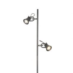 QAZQA Ländliche Stehlampe schwarz mit Holz - Jelle -Stehlampen Verkaufsladen 9474 103999 2