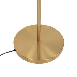 QAZQA Art Deco Stehlampe Messing mit rosa Glas - Pallon Mezzi 17 QAZQA Art Deco Stehlampe Messing mit rosa Glas - Pallon Mezzi -Stehlampen Verkaufsladen 9489 103004 5